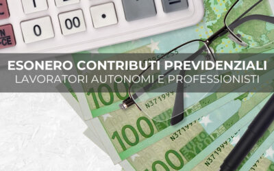 Esonero contributivo agli autonomi e professionisti con perdite del 33%